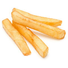 French Fried Potatoes isolated on white background