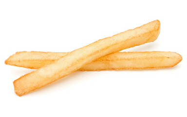 French Fried Potatoes isolated on white background