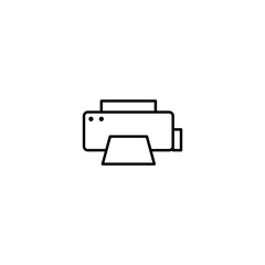 Printer Icon Vector Design Template And Illustration