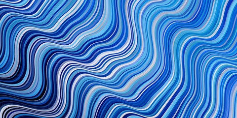 Dark BLUE vector background with curves.