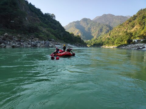 Rafting In Ganges In Rishikesh