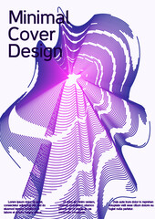 Halftone texture with geometric figures.