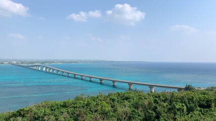 Obraz premium 宮古島 来間大橋展望台 来間島 宮古列島 南西諸島 沖縄県
