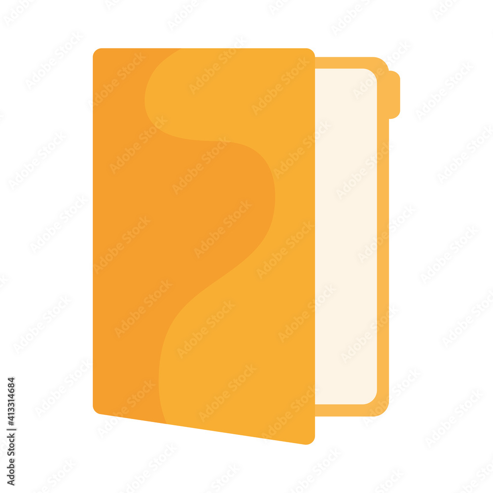 Poster folder file document isolated icon vector illustration design