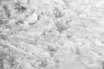 big ocean waves breaking  in atlantic ocean during storm