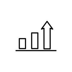 Growth Icon Design Vector Template