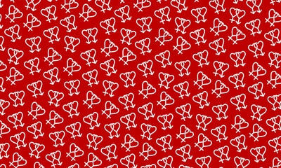 white love signs between men and women pattern background.