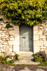 stone house entrance