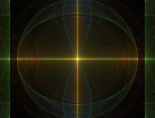 Imaginatory fractal background Image