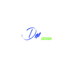 DM Initial Isolated Logo for Identity