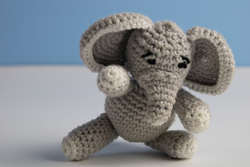 Amigurumi Crochet Elephant Pattern doing exercise