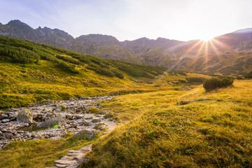 Dolina Pięciu Stawów Polskich - The Valley of the Five Polish Ponds. Tatra Mountains, Poland