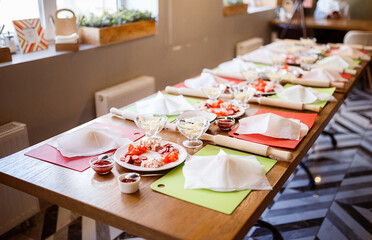 Pizza baking master class for children. Children's birthday