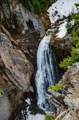 Fototapeta na wymiar Clear Creek Falls, Wenatchee National Forest. Rainier National Park