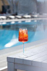 cocktail on the pool
