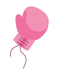 box glove on a white background