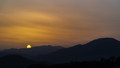 Spectacular photographs of sunsets in Molise