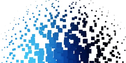 Light BLUE vector texture in rectangular style.