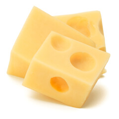 Cheese isolated on white background