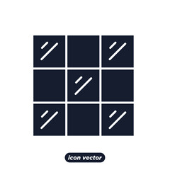 Chess icon. Chess Strategy symbol template for graphic and web design collection logo vector illustration