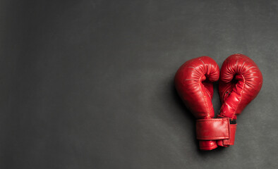 boxing gloves in the shape of a heart, love health, gym. Lifestyle glove shape, color, attitude