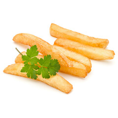French Fried Potatoes isolated on white background