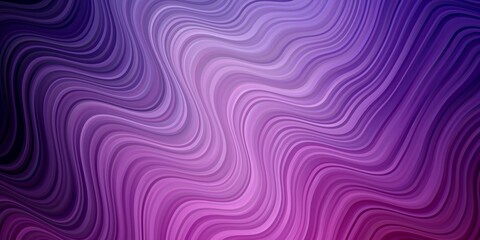 Light Purple, Pink vector backdrop with bent lines.