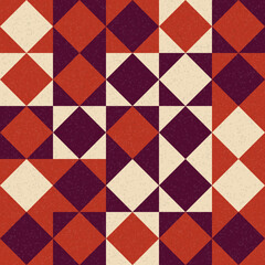 Fototapeta premium Abstract Geometric Pattern generative computational art illustration