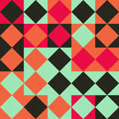 Abstract Geometric Pattern generative computational art illustration