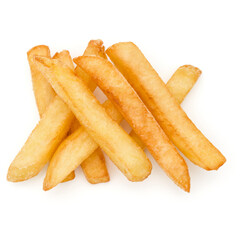 French Fried Potatoes isolated on white background