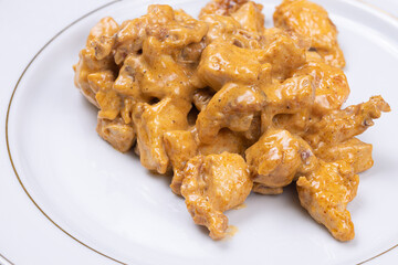 Fried Chicken White Meat with sour cream