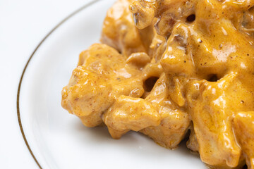 Fried Chicken White Meat with sour cream