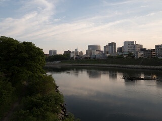 Fototapeta na wymiar Okayama, en Japón