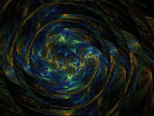 Imaginatory fractal background Image