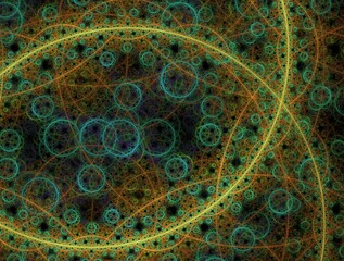 Imaginatory fractal background Image