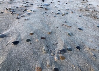 Fototapeta na wymiar Rocks in the Sand