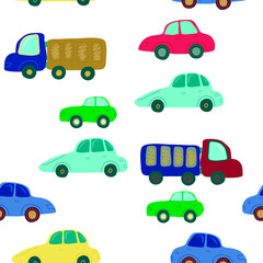 A pattern for children's products . Cars