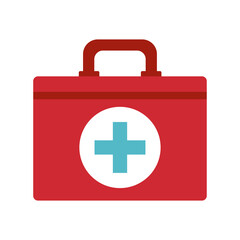 Obraz premium first aid on a white background