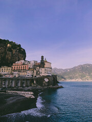 Fototapeta na wymiar view of the town italian country