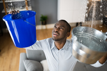 Leaking Water From Ceiling In Apartment