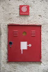 Contenitore per pompa antincendio