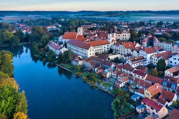 Fototapeta premium Telc Castle Sunrise