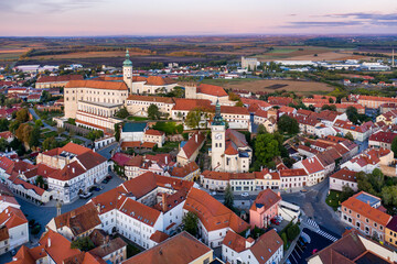 Mikulov Castle and Grounds at Dawn