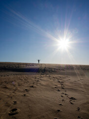 sunset at the dunes