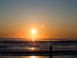 Fototapeta premium Sun rise at the beach