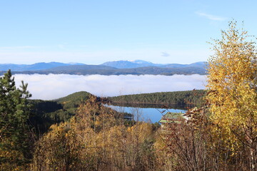 Fototapeta premium autumn in the mountains