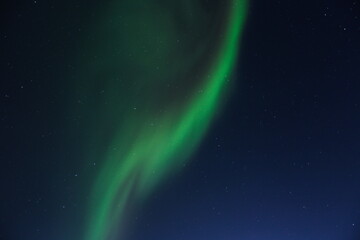 Obraz na płótnie Canvas aurora borealis against the background of the starry sky 