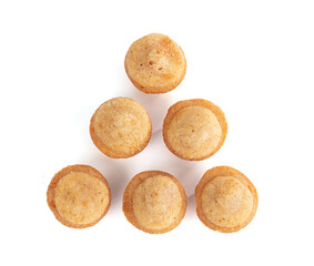 Small soft cakes to taste it