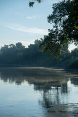 Fototapeta na wymiar Danube river on the beautiful sunny day