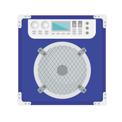 speaker audio sound device icon vector illustration design